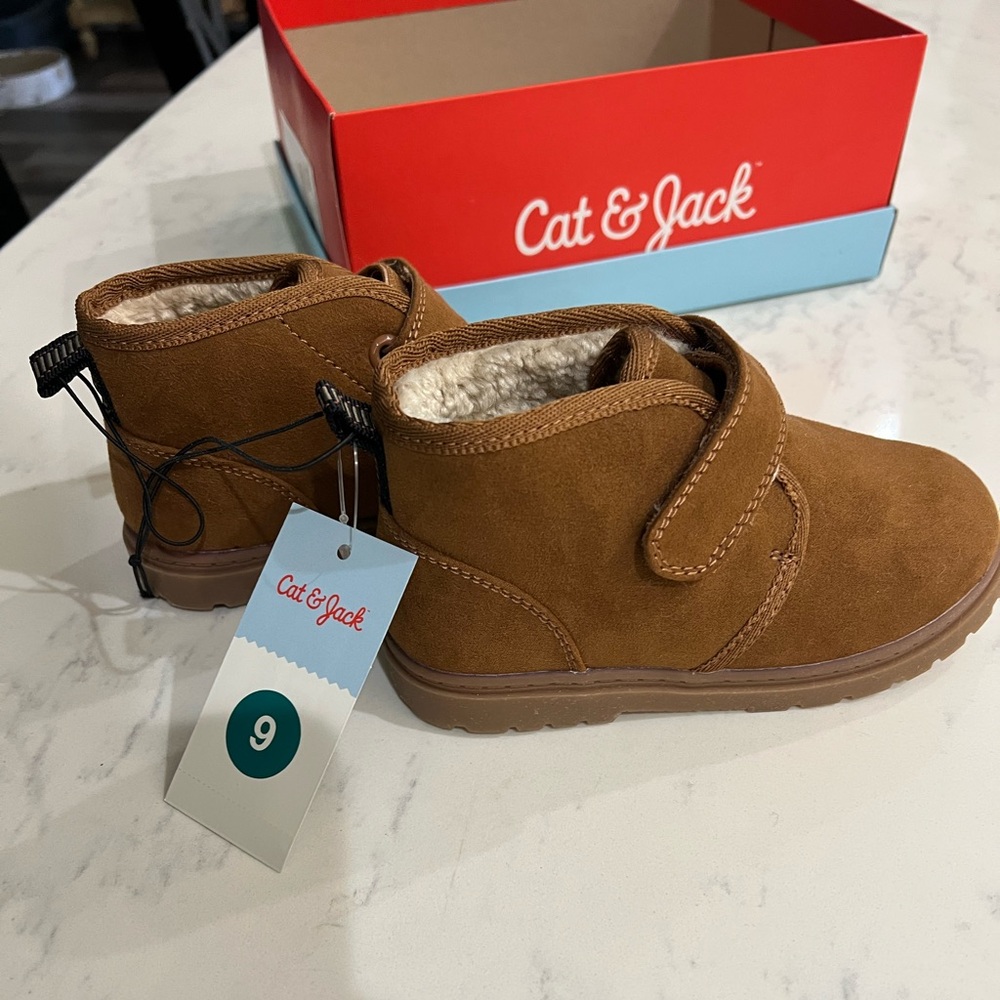 Cat & Jack Tan Kids Boots